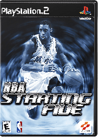 NBA Starting Five Playstation 2 US box art